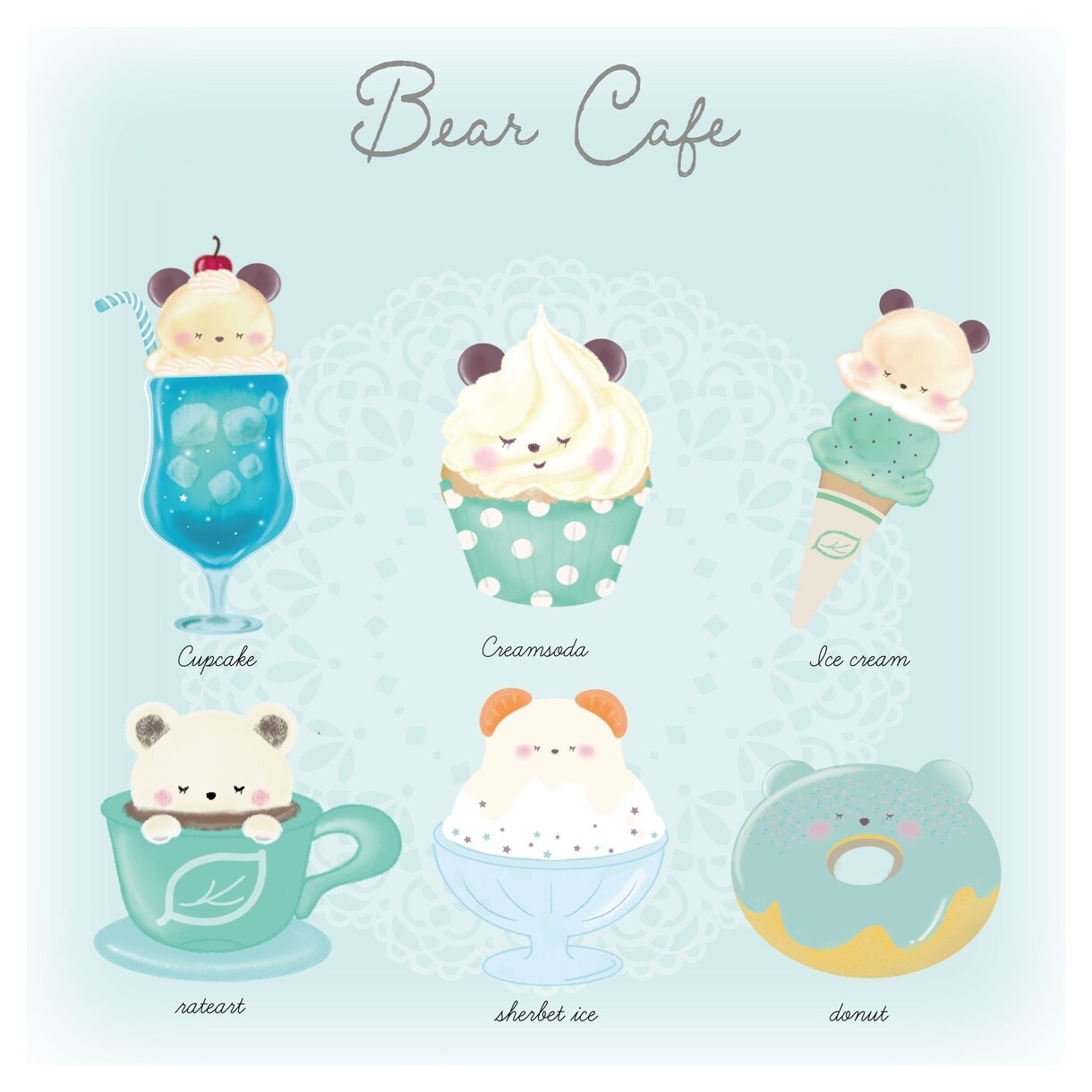 動物とスイーツのキュンと可愛いイラスト描きます 挿絵・お店のpopにもオススメです★ イメージ7