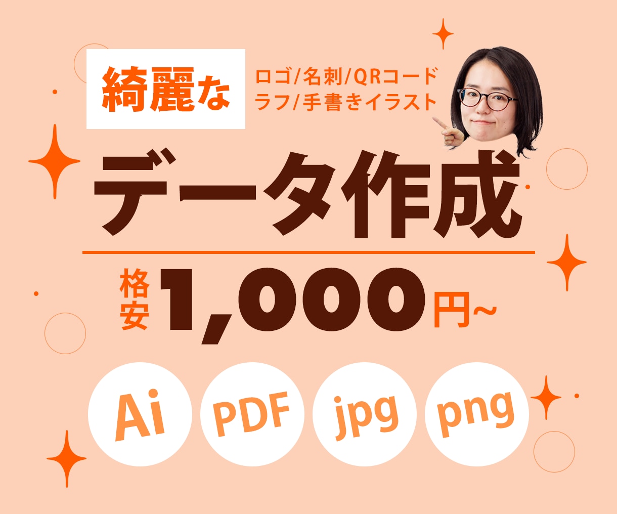 ロゴ画像や手書きイラストをデータ化します 納得いくまで、「綺麗に」「丁寧に」トレースします イメージ1