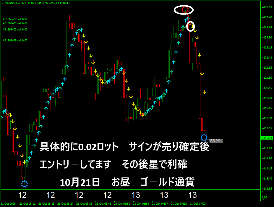 FXで専業（スキャルピング）デイレ－ドになります ス－パ－サイン　期間限定価格　46000円 イメージ1