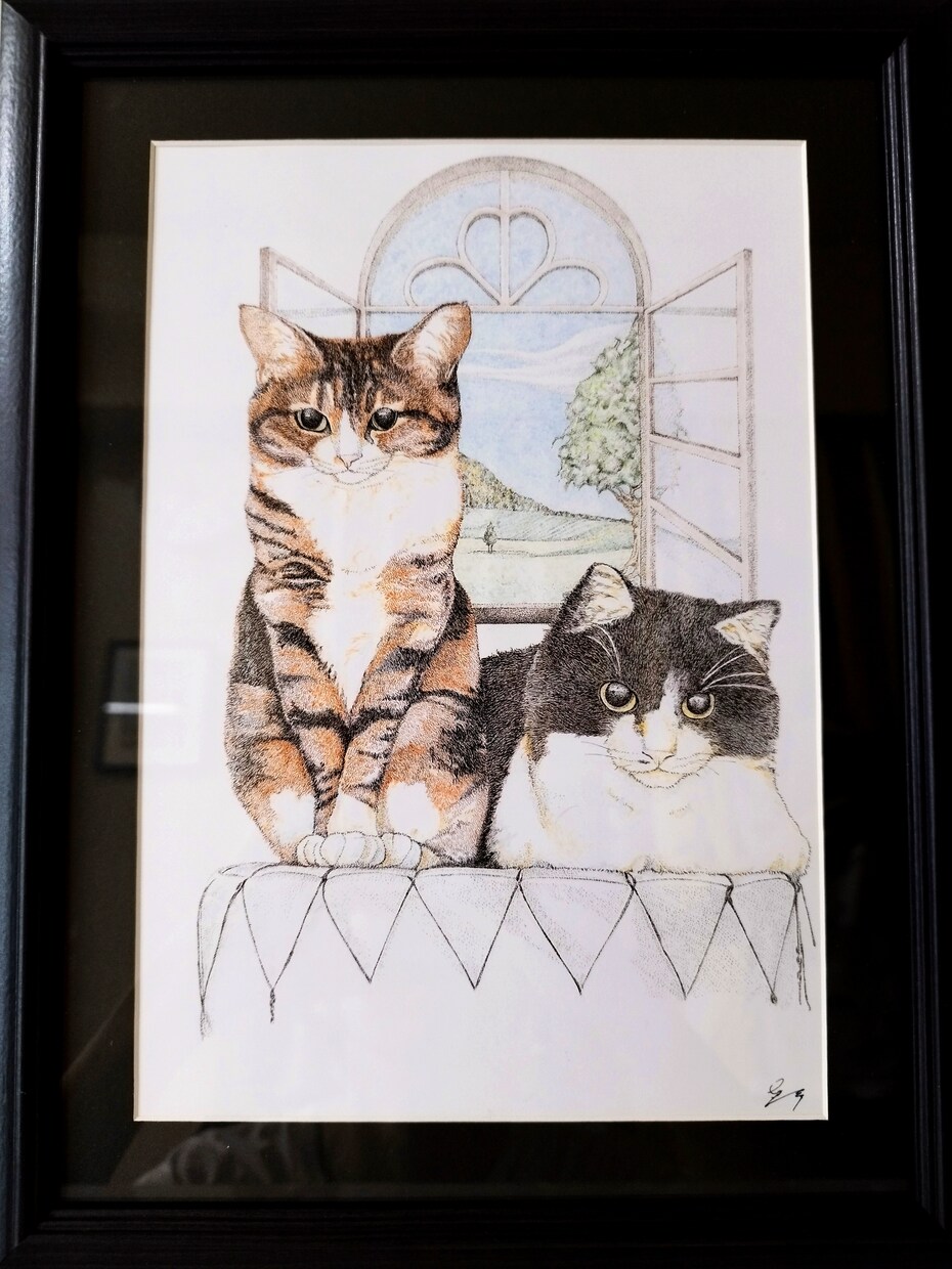 ペット、風景画などのペン画イラスト描きます ペットの写真や思い出の風景などをペン画イラストにいたします。 イメージ3