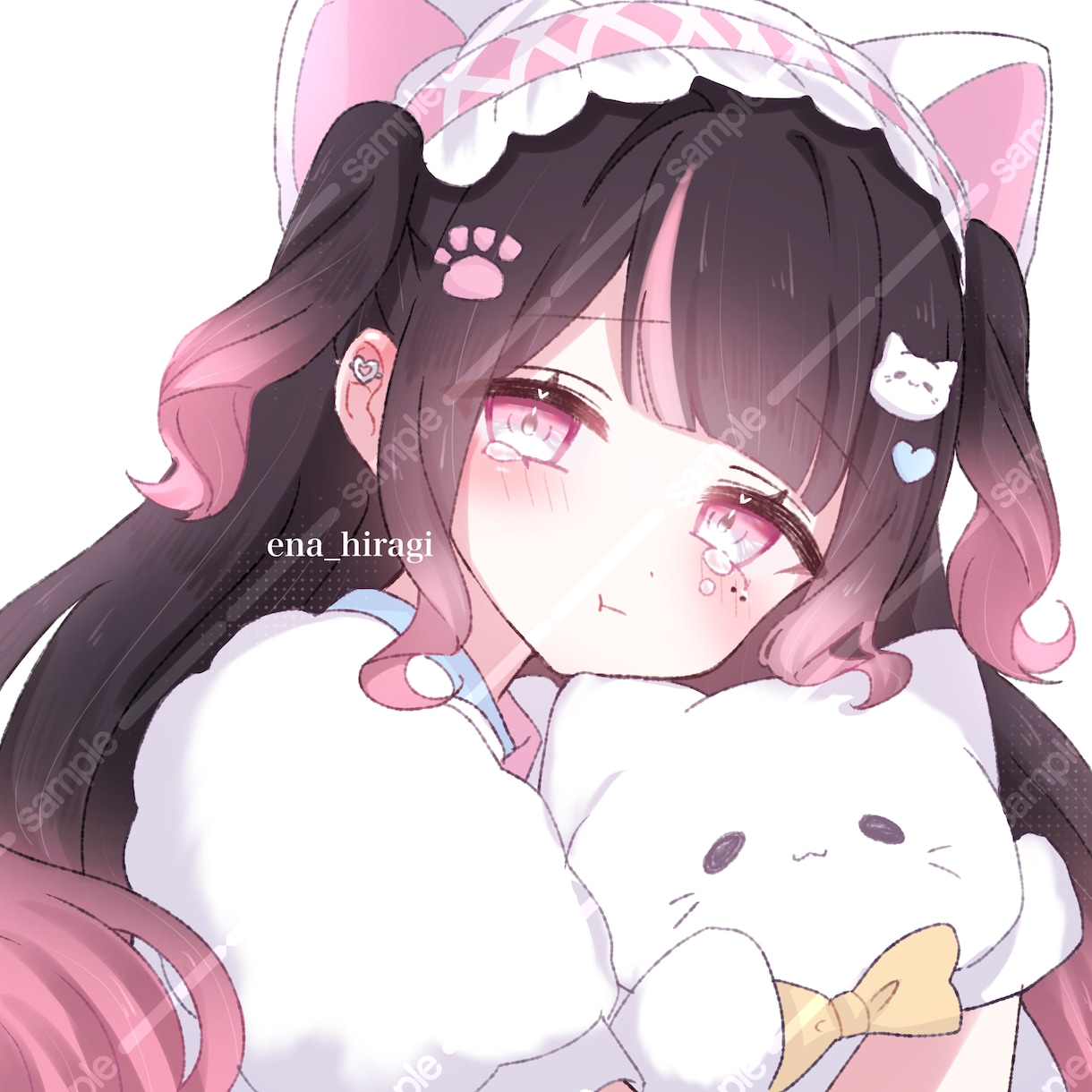 1枚絵の制作承ります アイコン、1枚絵、立ち絵、夢絵など幅広く対応いたします イメージ2
