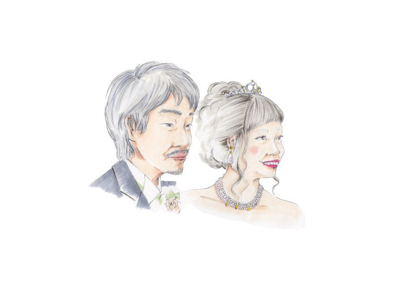 水彩風手書き似顔絵描きます 大切な人へのプレゼントや記念にいかがですか イメージ2