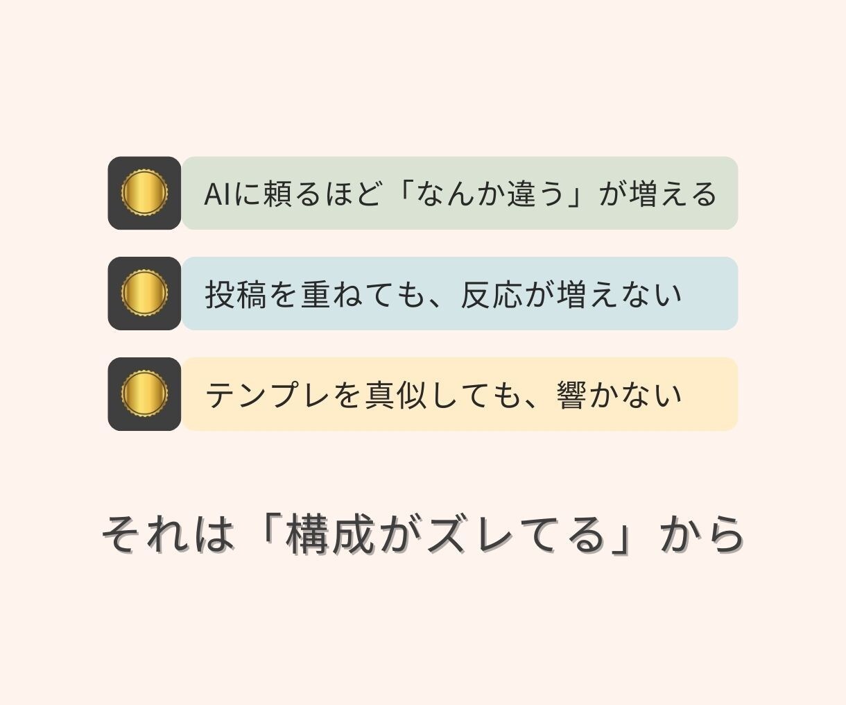 なぜ伝わらない？気持ちが届く順番に直します 技術の問題じゃない。"感情が動く順番"に並べ替える添削です イメージ2