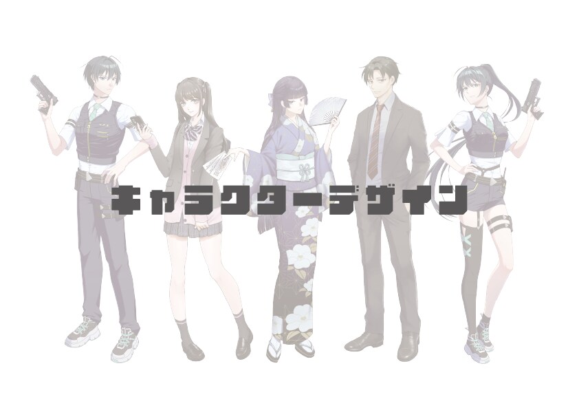 キャラクター立ち絵の作成承ります TRPG等で使用するキャラクター立ち絵、表情差分作成 イメージ1