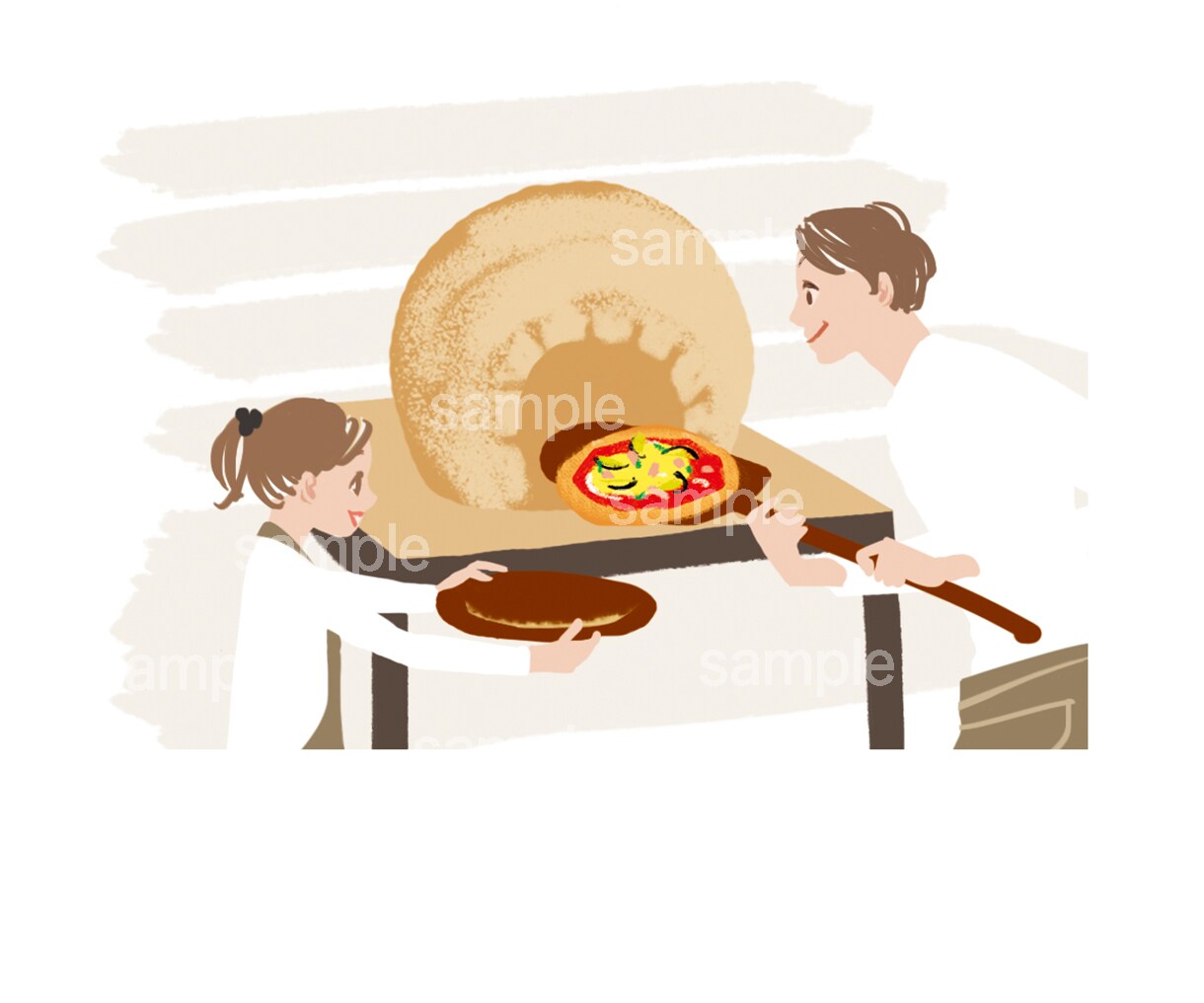 おしゃれな家族、女性、男性、子供のイラスト描きます プロクオリティで商用OK！背景、小物もお任せ！ イメージ7
