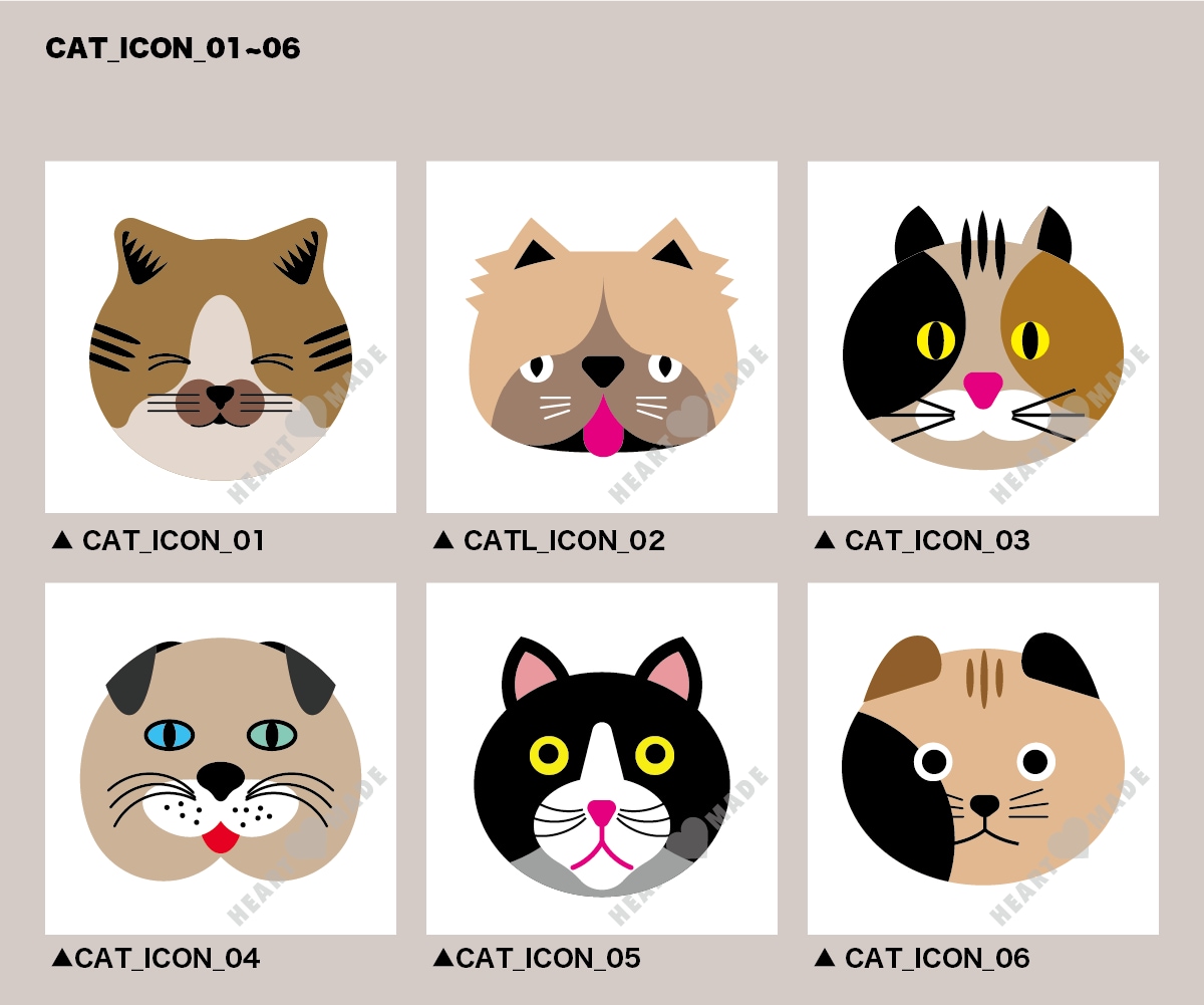 SNS／プロフィール用アイコン〈動物篇〉販売します お好みのアイコンを選ぶだけで即使用できます！【動物篇】 イメージ3