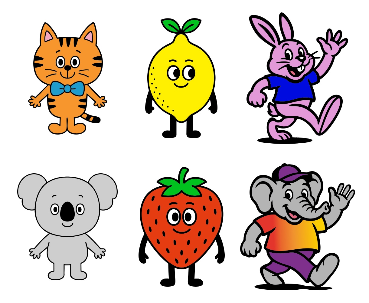 商用OK！キャラクターイラスト制作します SNSアイコン、挿絵、グッズデザインなど心を込めて制作 イメージ1