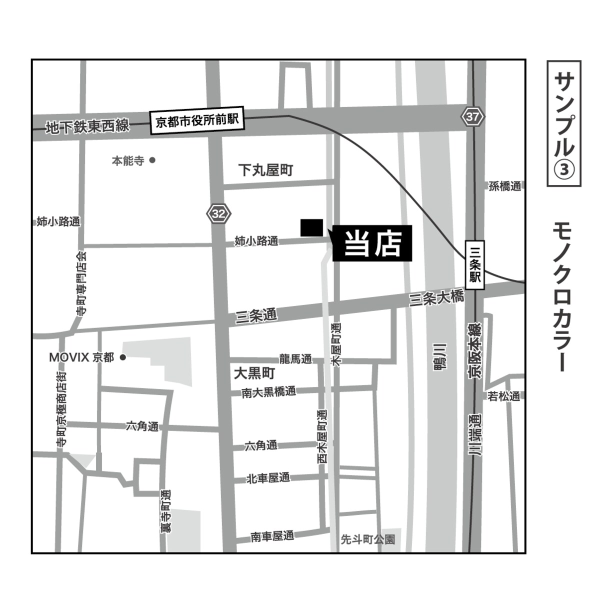 分かりやすいシンプルな地図作ります JPG・PNG・PDF・AIでの複数形式の納品可能! イメージ5
