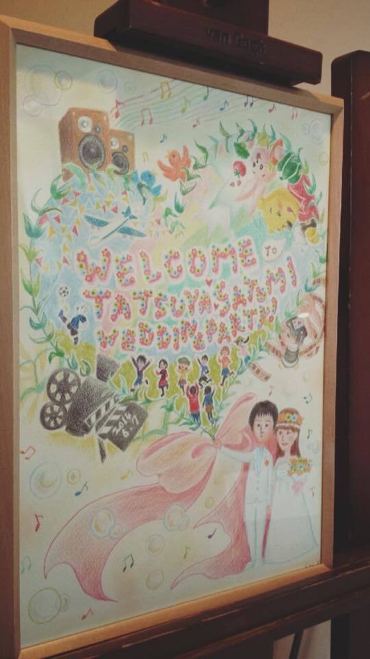 結婚式ウェルカムボードなどイラスト描きます 結婚式のお仕事経験10年以上！想像以上の絵をお届けします イメージ6