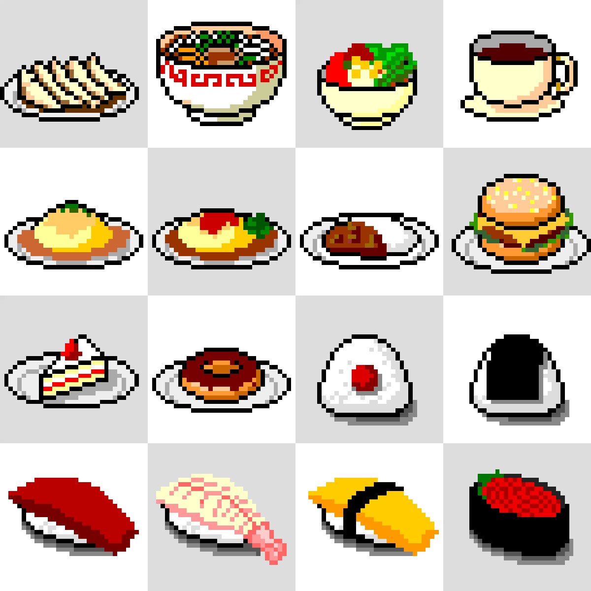 SNSアイコンに！かわいいドット絵制作します 32×32pxのドット絵をご希望のサイズにしてお渡しします！ イメージ5