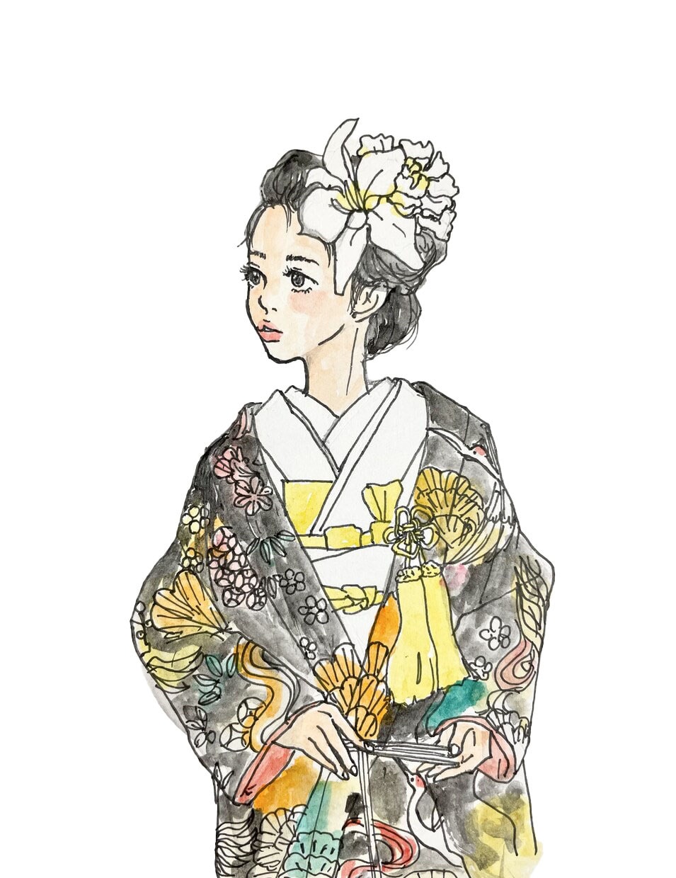 SNSアイコンやブログに最適なイラスト描きます ⚫️SNSアイコン、似顔絵、商用OK！女性向け イメージ2