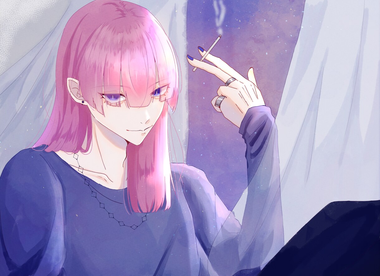 1枚絵 制作音声作品 配信サムネ描きます 【美しく、物語を感じる1枚を】 イメージ2