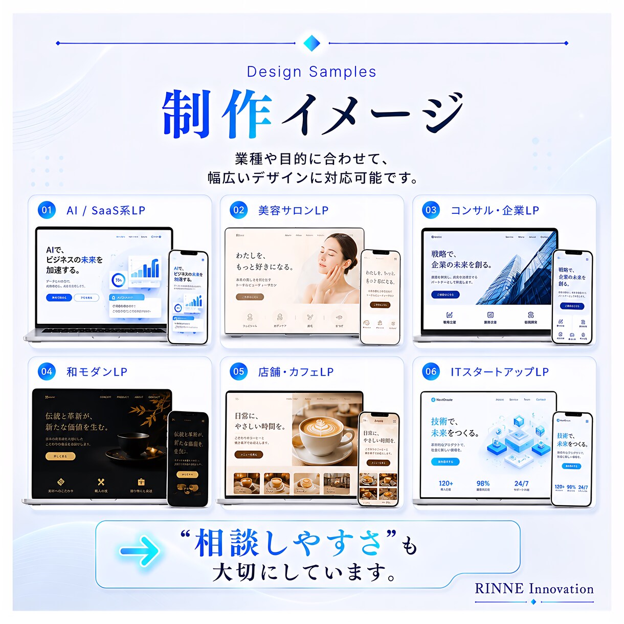 成果導線を意識した高品質LPを制作します 期間限定！5名様限定特別価格！ イメージ7