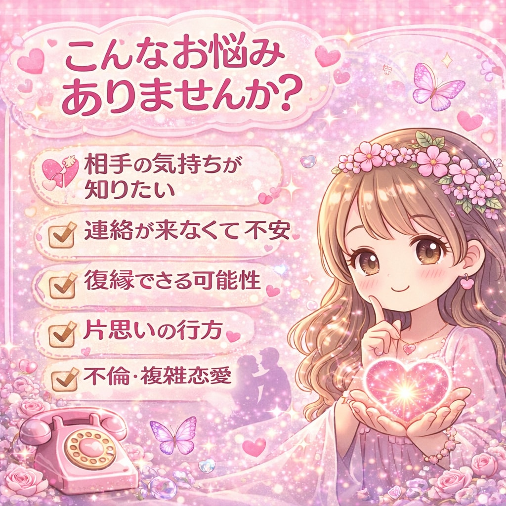 初回限定！霊能師が恋愛の気持ち霊視します 不倫・浮気・片思い・復縁、霊視で迷いをスッキリ解消！ イメージ2