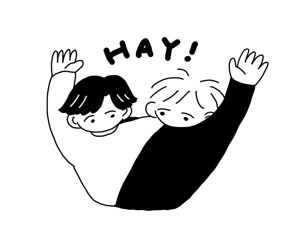 ゆるくて柔らかい線画のイラスト描きます しっかりしすぎず、落書きすぎない塩梅の線画イラストです。 イメージ5