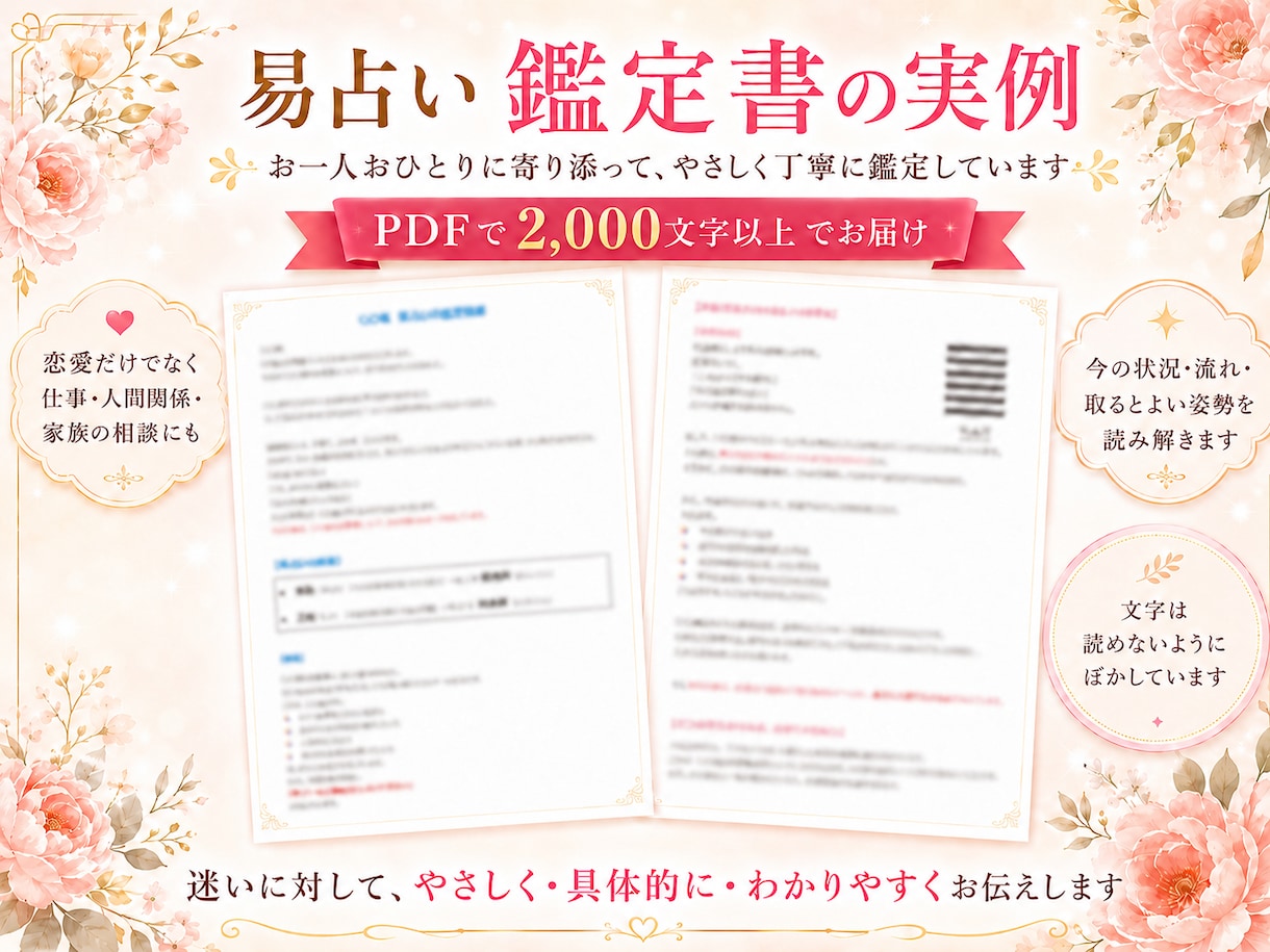 鑑定歴29年！手相×九星気学×易で深く鑑定します 手相写真解説、5000字超の鑑定書に別途、易占いの鑑定書付き イメージ5