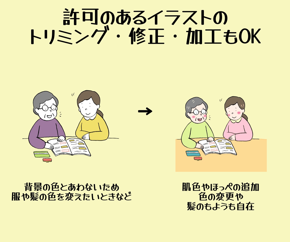 イラストや画像の背景透過・切り抜き・白抜きします 手描きでイラストを描き修正!画像を思いどおりに変化できます イメージ4
