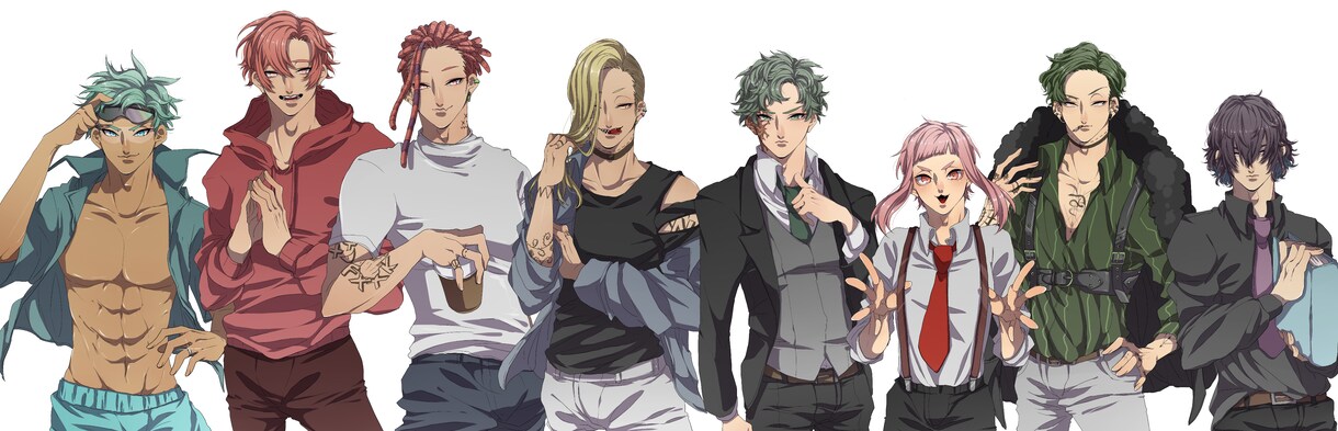 イラスト、立ち絵制作いたします TRPGや ゲームでご使用頂ける立ち絵イラストを描きます！ イメージ3