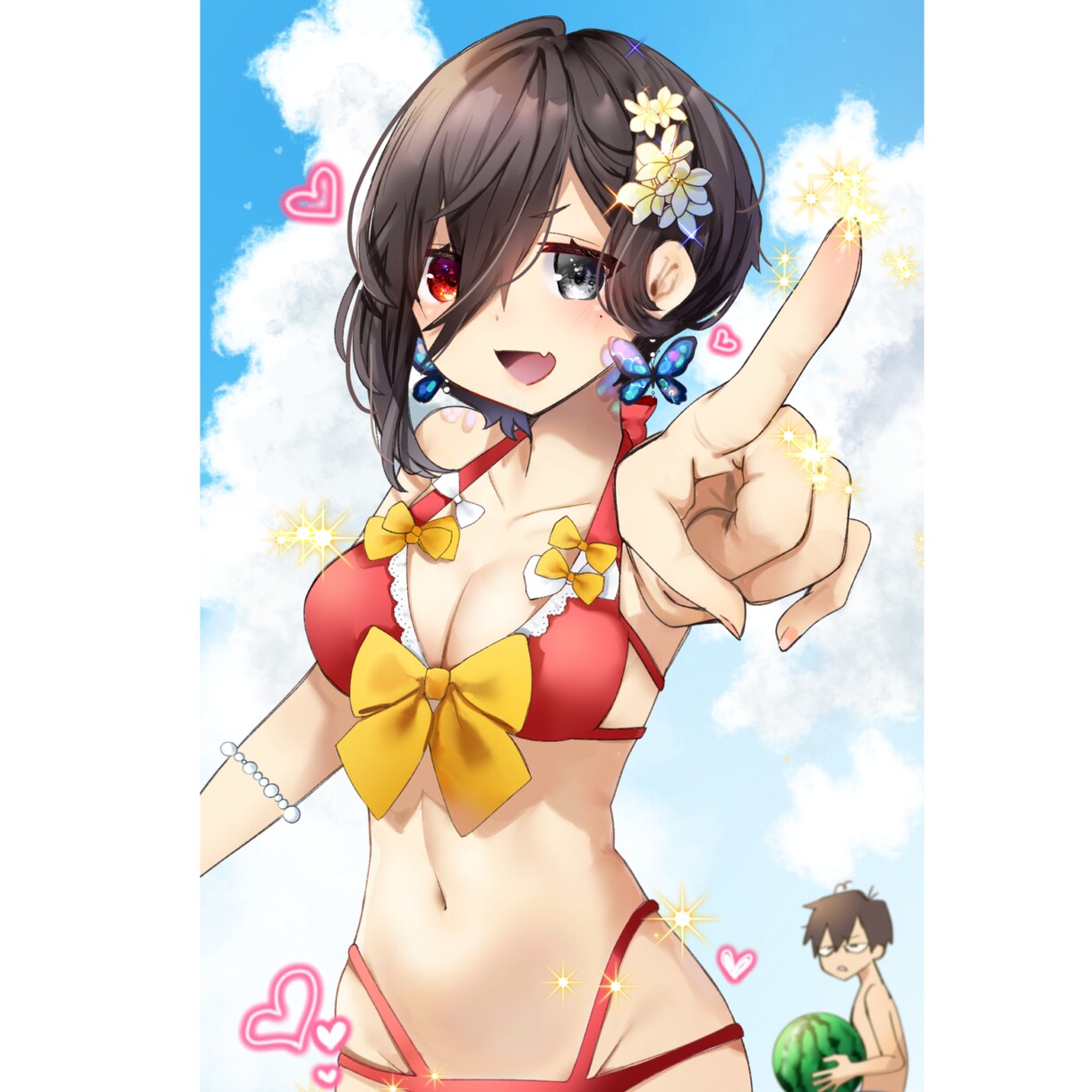 イラストを描きます キャラクターの肉体感に力を入れてます！可愛い寄りの絵柄です イメージ1