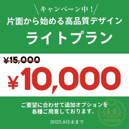 ライトプラン！売れるパッケージ・ラベル制作します お試し価格！法人品質デザインを特別提供【キャンペーン価格】 イメージ2
