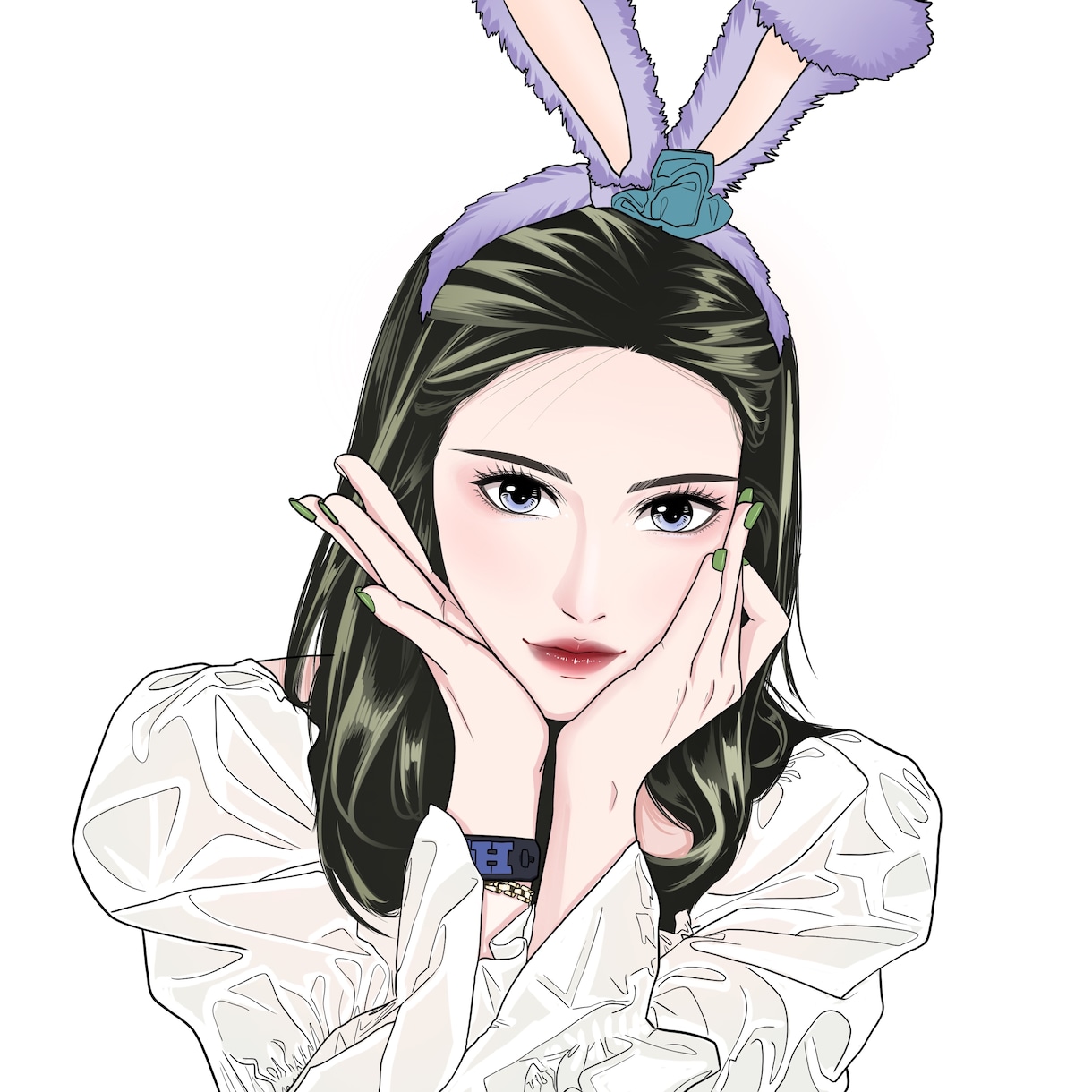 全員にプレゼント　アイコン・イラストをお描きします ブログSNS LINE/twitter/Instaアイコン イメージ2