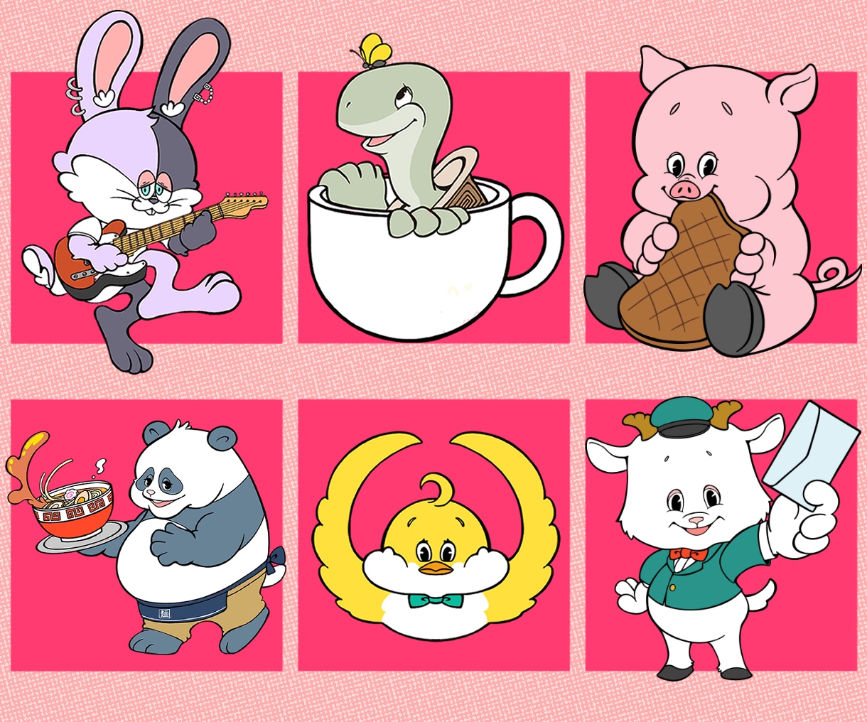 商用可◯かわいい動物キャラクターデザインします 個性◎手描き文字入りのロゴにすることも可能です ! イメージ5