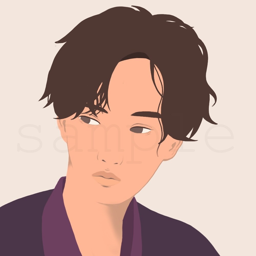 大人っぽく雰囲気ある似顔絵を描きます 暖かな風合いある人物イラストはいかがですか？ イメージ6