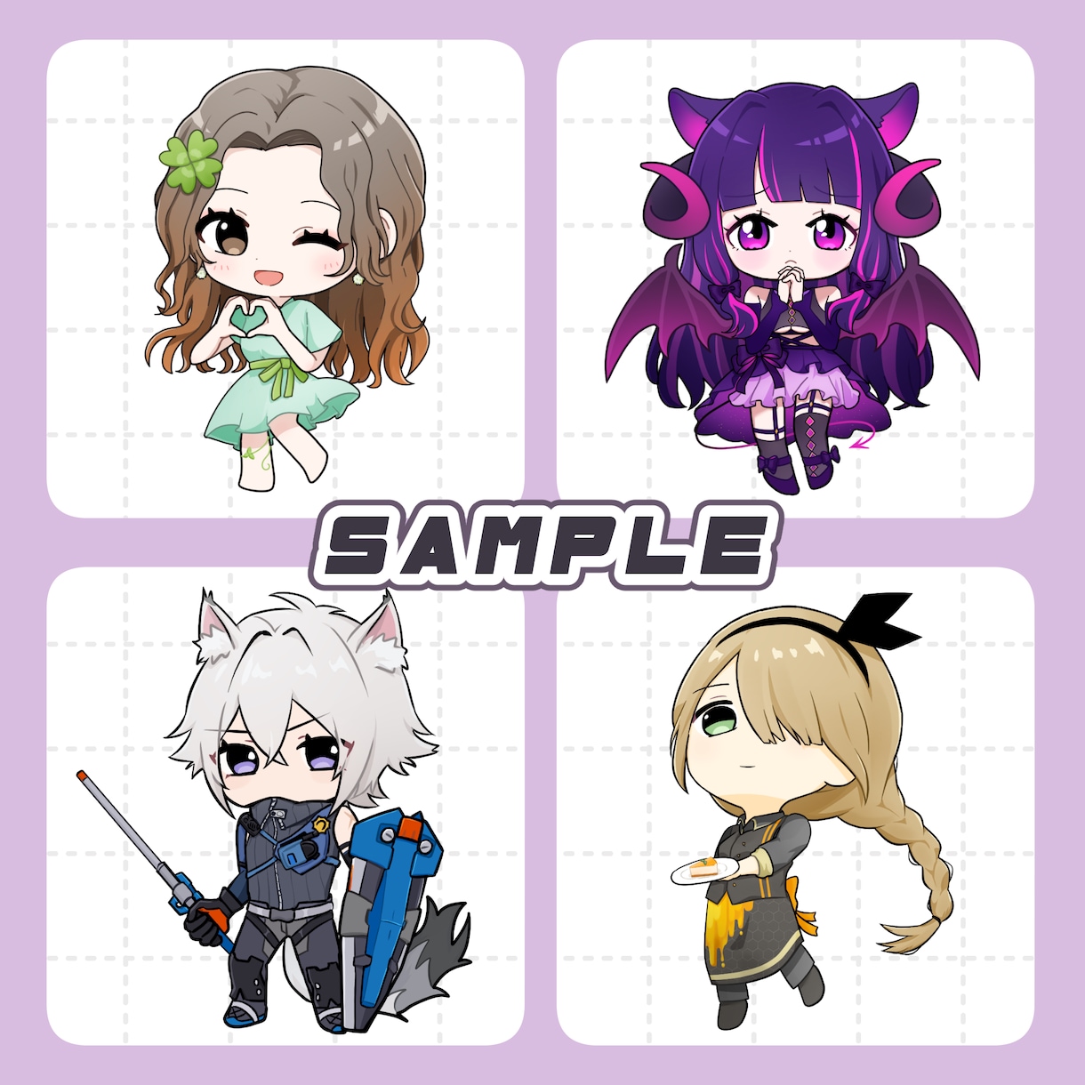 SDキャラお描きします ころっとかわいいSDキャライラスト イメージ2