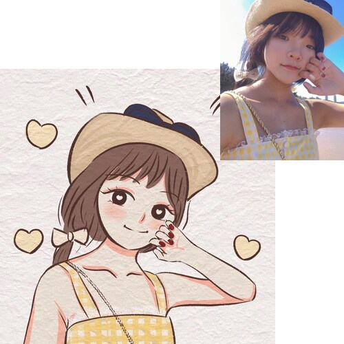写真を元にかわいい似顔絵イラスト描きますます ☆アイコンや名刺、ブログなどに！ イメージ1