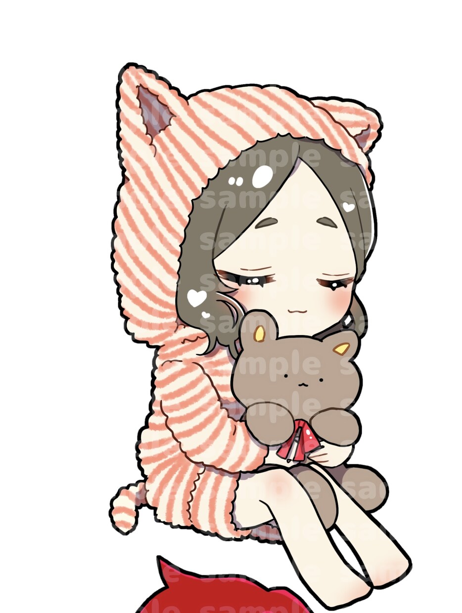 かわいいミニキャラを描きます 最短ご依頼から２４時間で提供可能です！ イメージ6