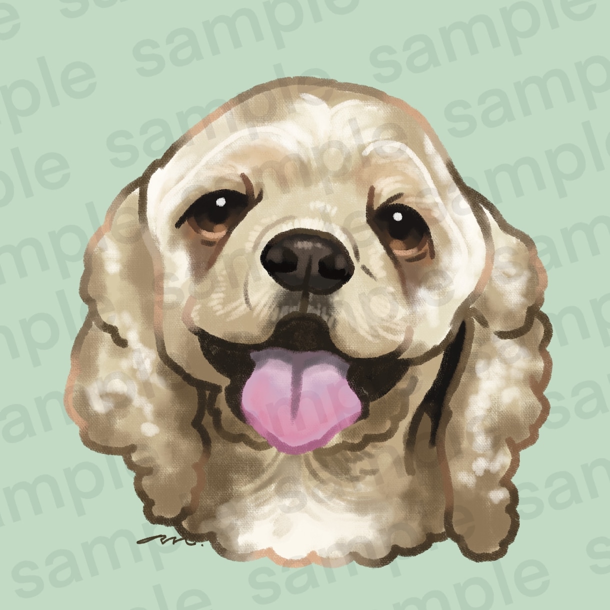 ペットのデフォルメ似顔絵描きます うちの子を可愛いイラストにしてみませんか？ イメージ1