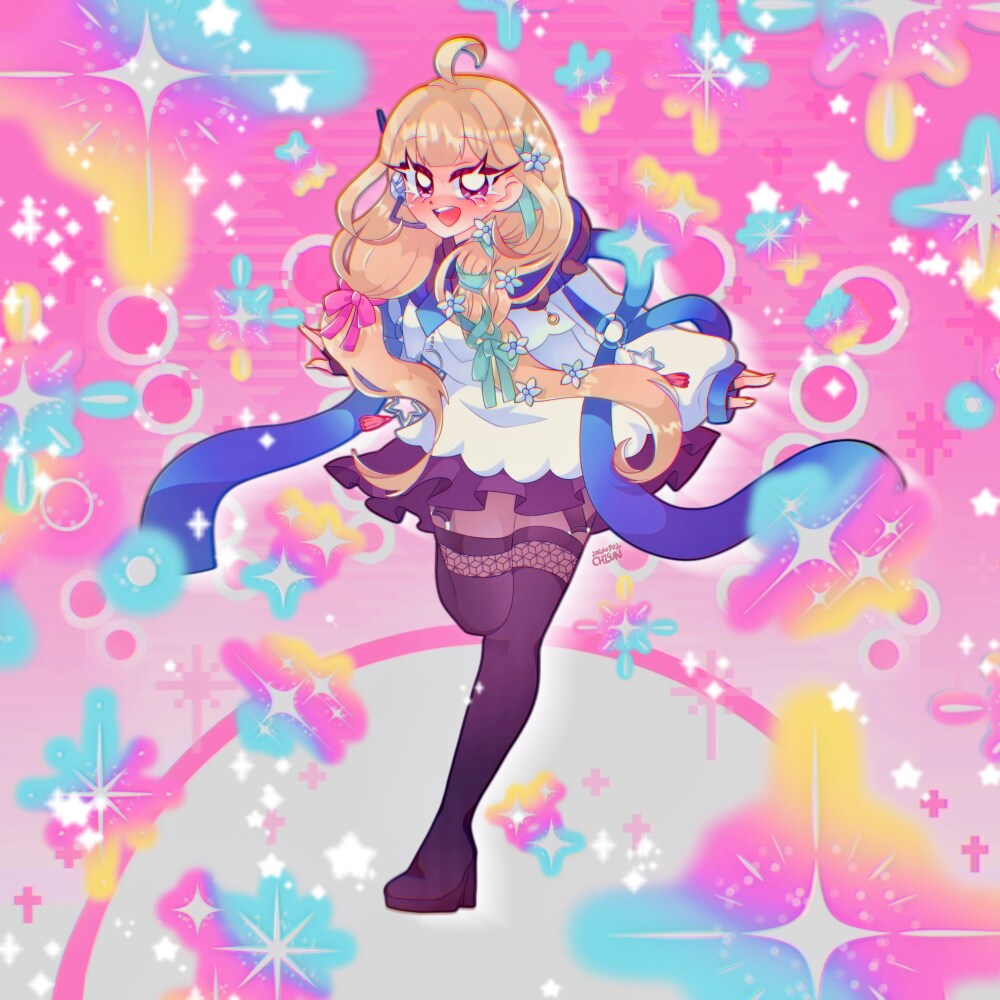 ポップな色合いでかわいい女の子のイラストを描きます 商用利用料込み、お急ぎの対応もご相談ください！ イメージ9