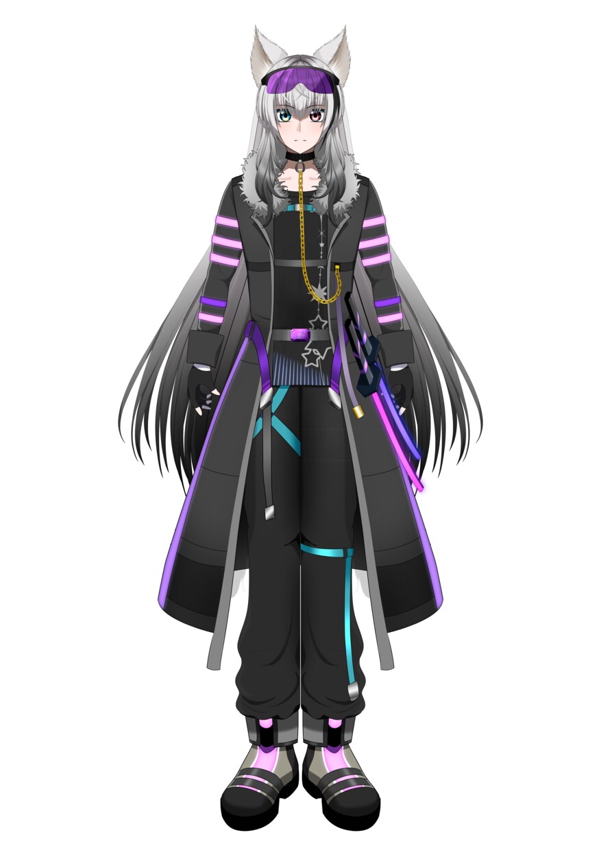 Live2D用Vtuber立ち絵を制作します Vtuberのキャラデザ〜Live2D用パーツ分けまでご提供 イメージ1