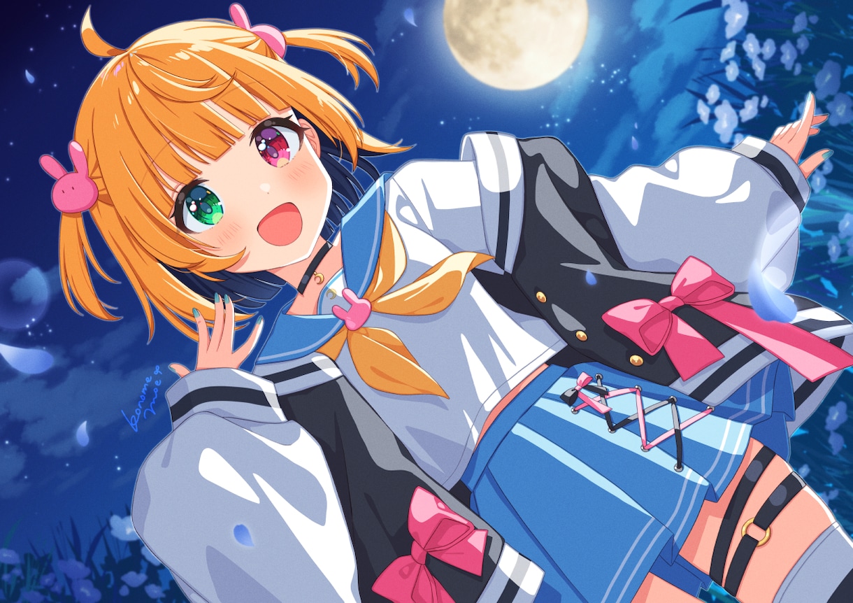 VTuber向け★アニメ塗りでイラスト描きます VTuber、動画・配信・サムネイル・グッズ用　など イメージ5