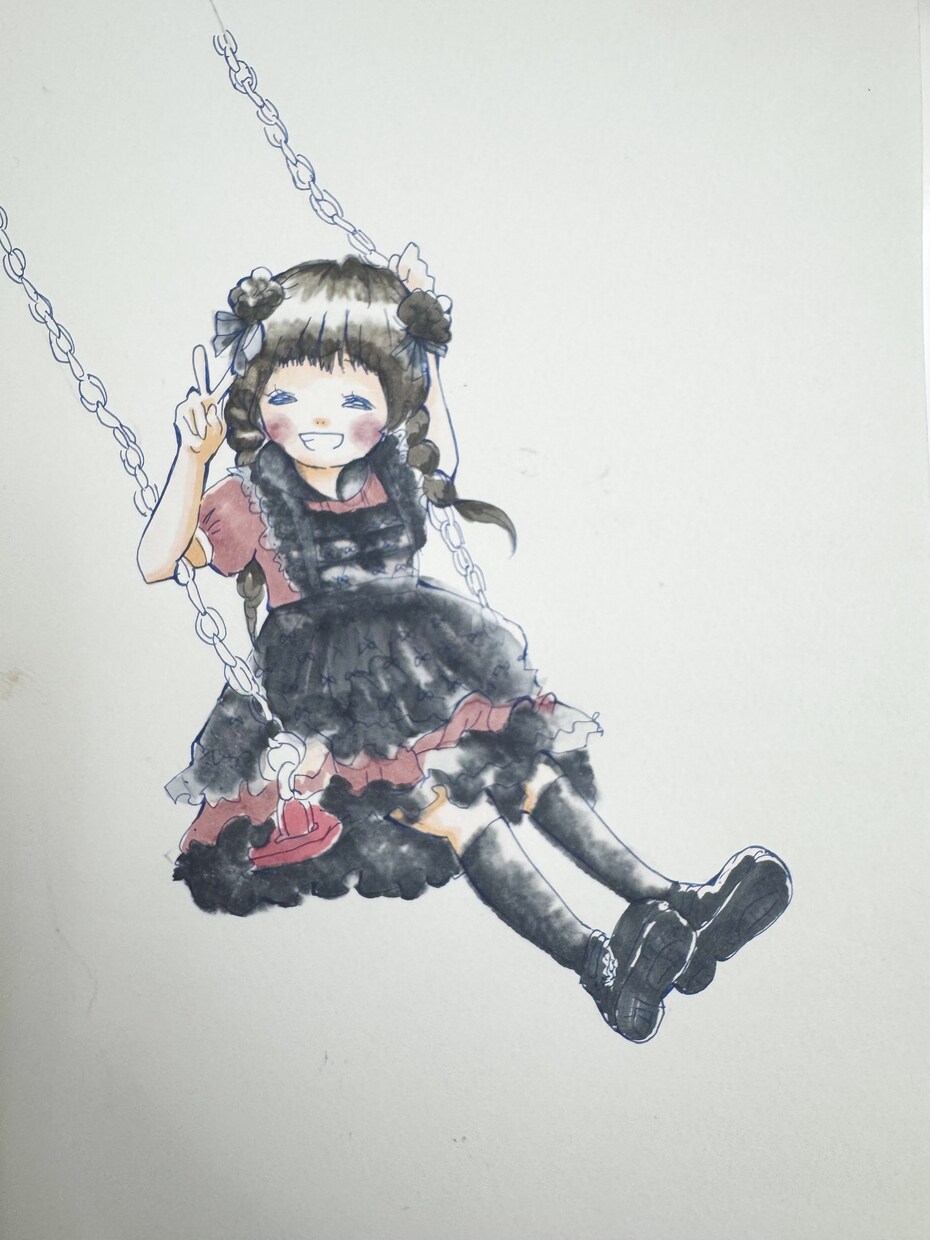お子様の手描きイラストを制作いたします 色鉛筆orコピックで、お子様のお写真をもとイラスト化します！ イメージ6