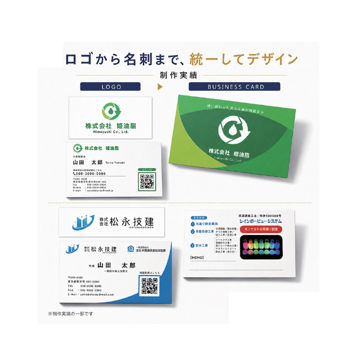 ロゴ・名刺・印刷・ガイドラインを一括制作します 開業に必要なブランドデザインをまとめて統一｜修正無制限 イメージ9