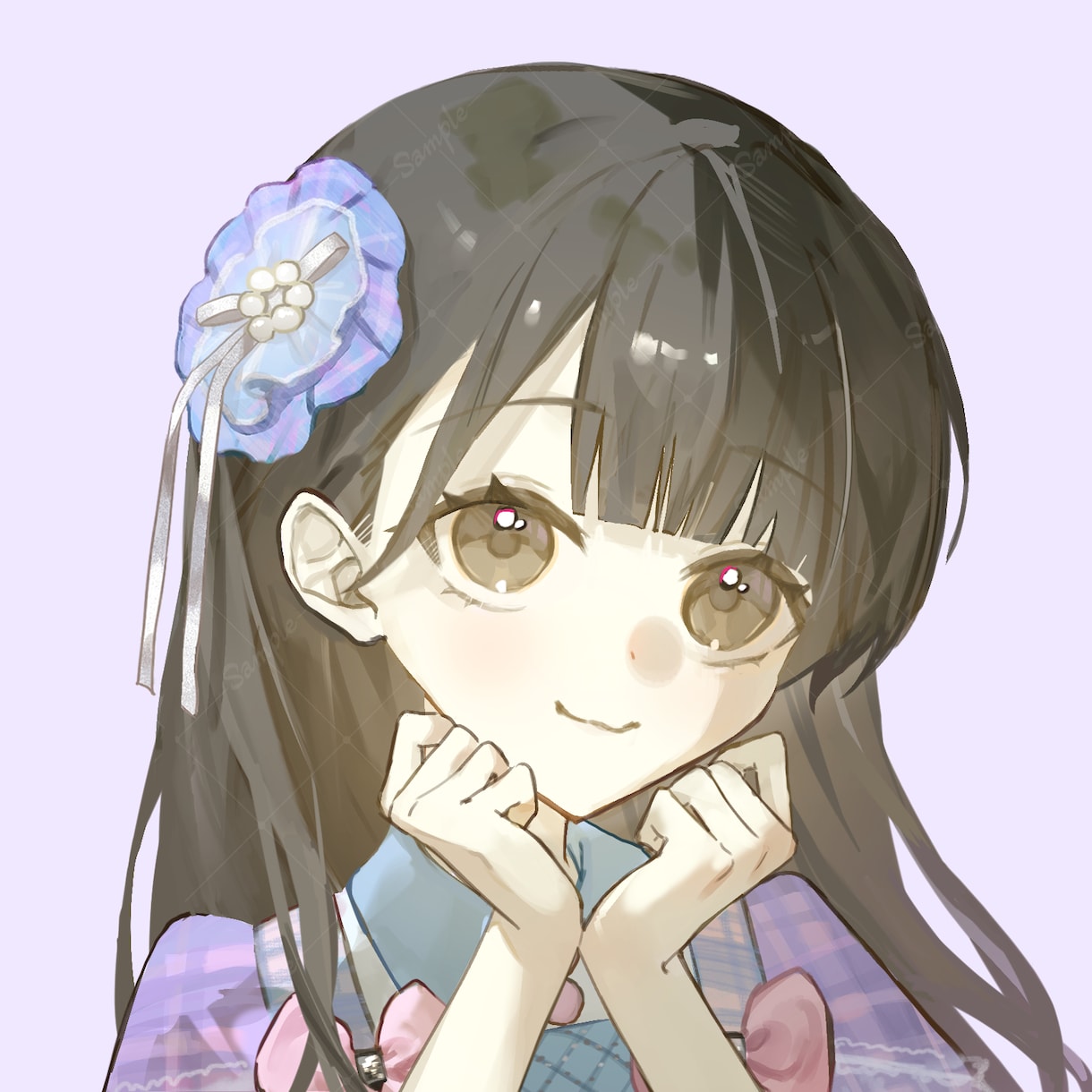 可愛い！アイコンイラストを制作します SNS用、個人用に厚塗りで雰囲気のあるアイコンを描きます イメージ2