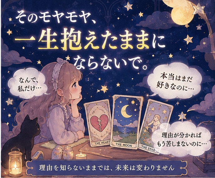 別れた本当の理由を霊視で読み解きます 別れの理由、知らないまま前に進めない イメージ1