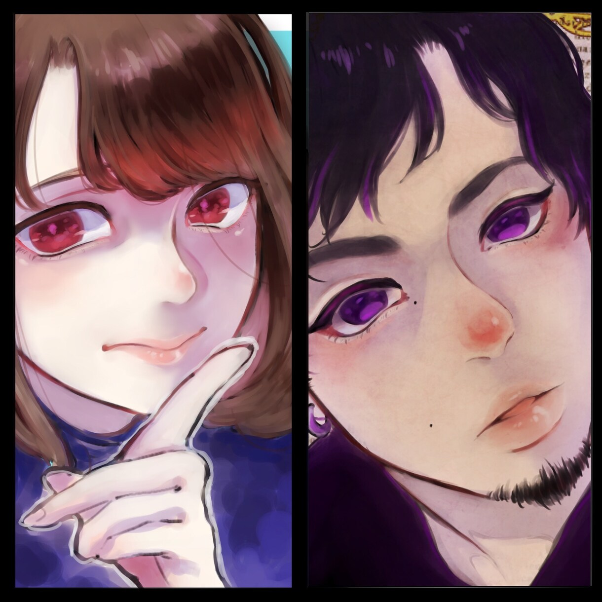 写真を元に厚塗りで似顔絵イラスト描きます アイコンやプレゼントにオシャレなイラストを イメージ3