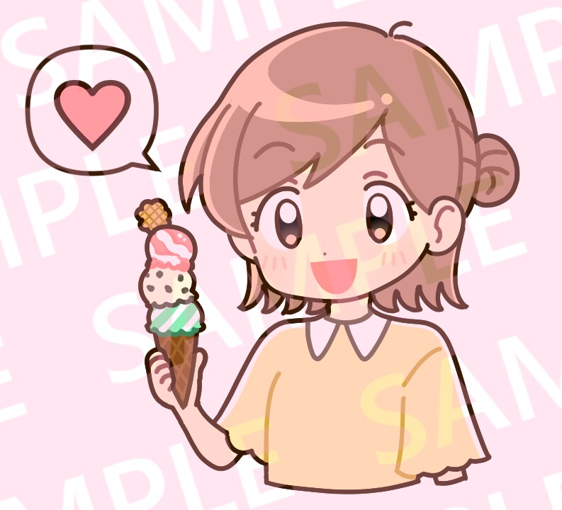 グッズ・スタンプ等向けのかわいいミニキャラ描きます 企業様案件経験有！使いやすいSDキャラクターを描きます！ イメージ3