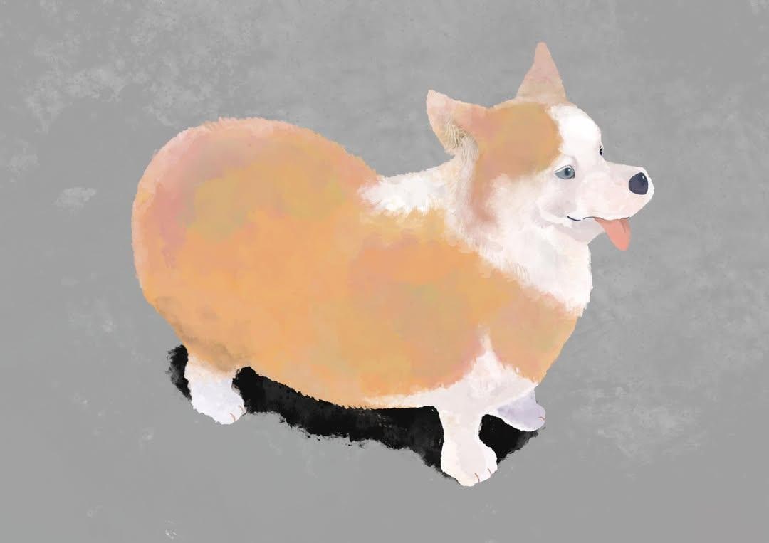 優しい色使いで皆様の愛犬を描かせていただきます みなさまの大好きなペットのイラストを描かせてください！ イメージ3