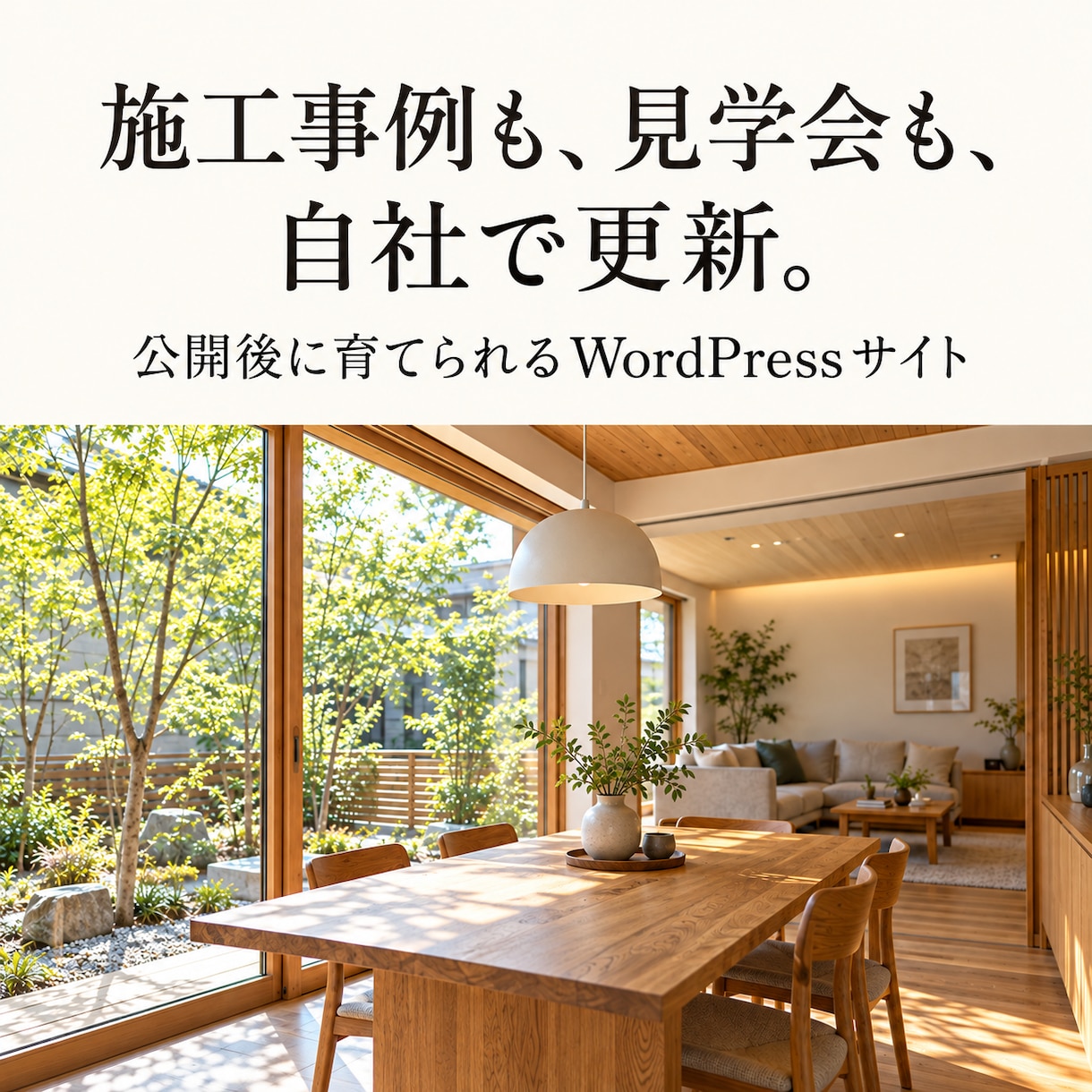 工務店・住宅会社のHPをセミオーダーで制作します 50社以上の経験を凝縮した住宅会社向けセミオーダー型 イメージ2