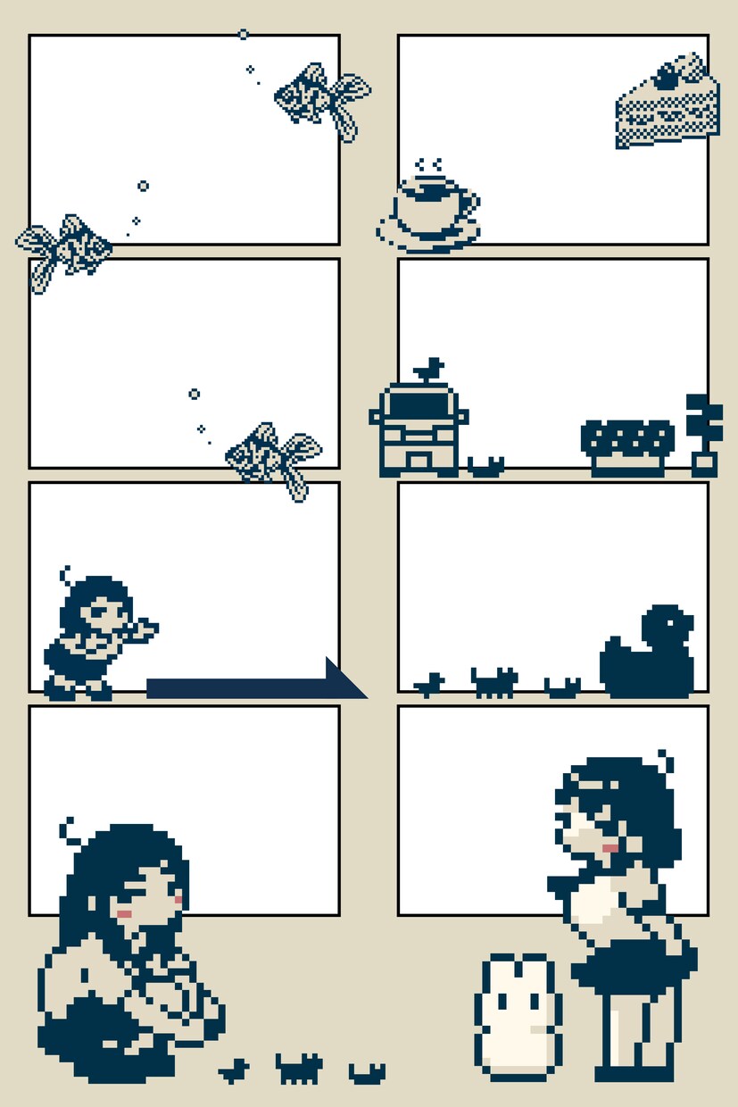 商用可能！レトロかわいいドット絵イラストを描きます なつかしいドット絵で挿絵、MV、グッズなど イメージ7
