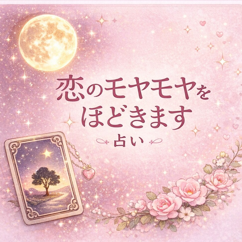 恋のモヤモヤをほどきます 連絡・復縁・片思い…苦しい恋を一緒に読み解きましょう イメージ1