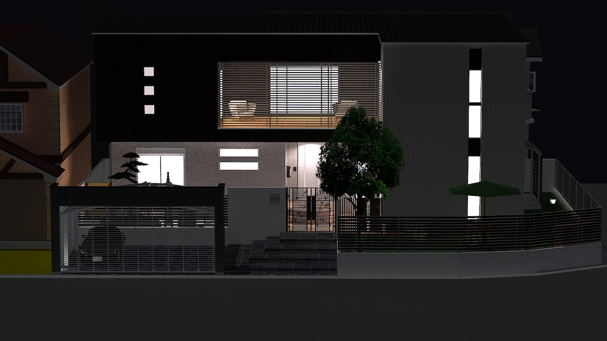 建築・外構デザインCGパース+図面作成します 別途ご相談に応じ柔軟に対応します イメージ7