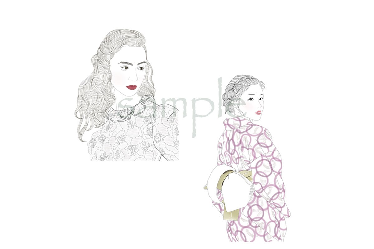 お写真をもとに優しいニュアンスの似顔絵描きます 髪の質感にこだわり、素朴な表情で柔らかい雰囲気に仕上げます。 イメージ6