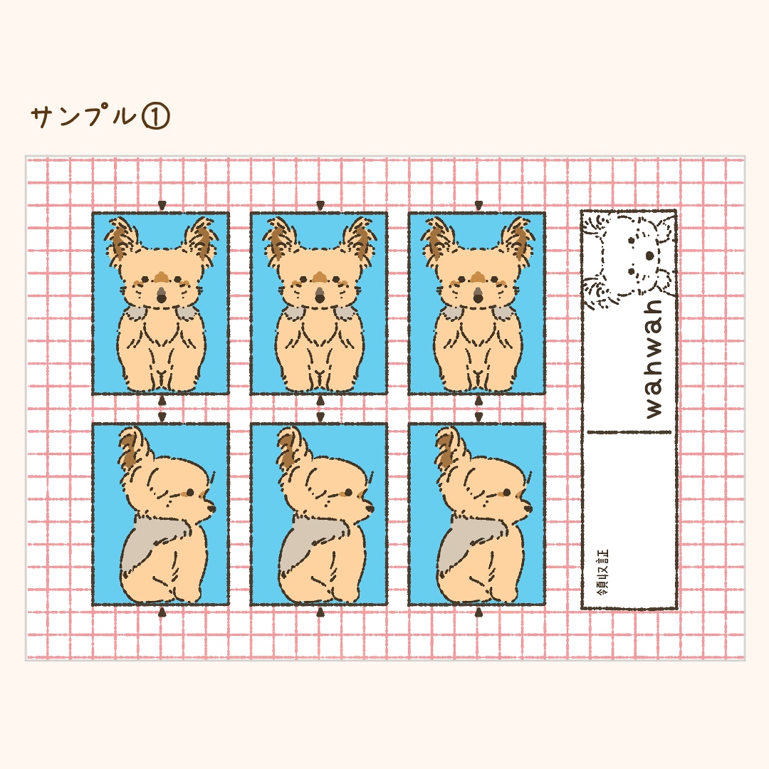 うちの子証明写真風イラスト作成します 愛犬のイラスト化や、プレゼントなどにいかがでしょうか？ イメージ6