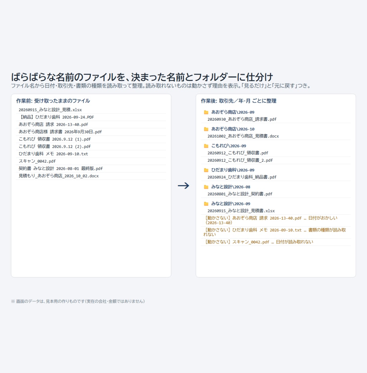 Excelの毎月の手作業を押すだけの道具にします 集計・請求書・ファイル整理。説明書つき、直しは2週間無料 イメージ3