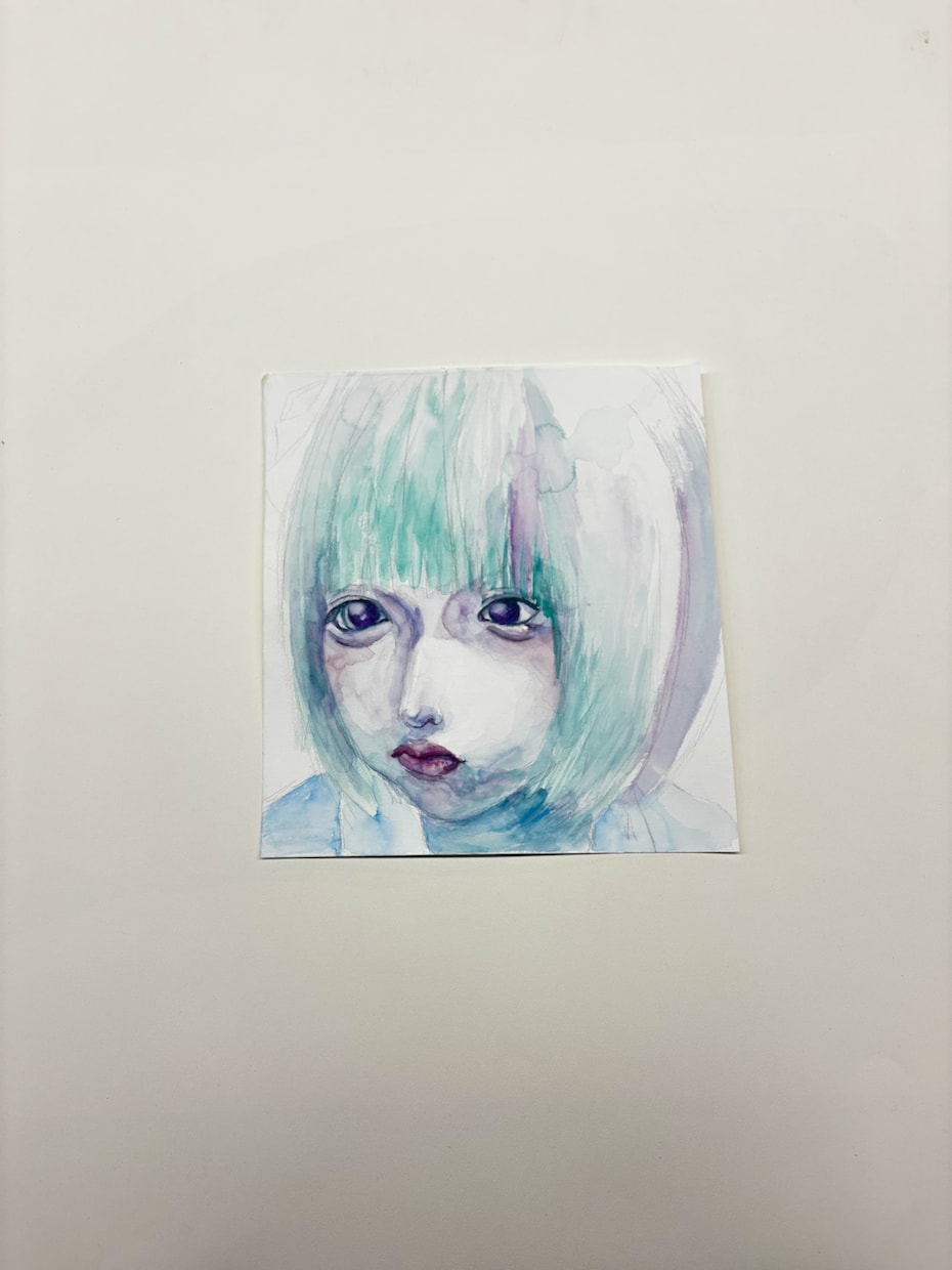 あなただけの似顔絵を作成します 水彩で描くリアルより少しデフォルメした似顔絵です♪ イメージ2