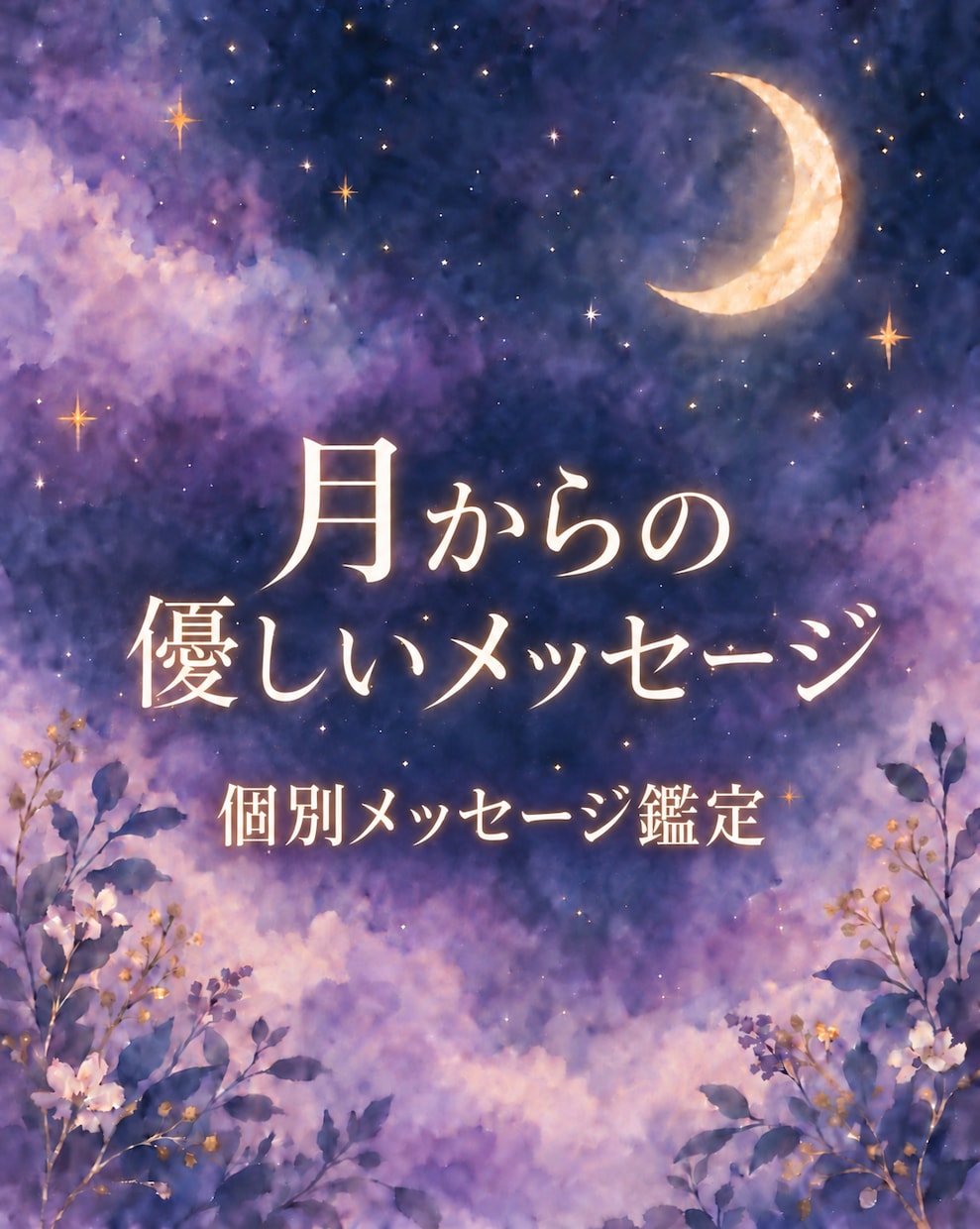 今のあなたへ月からの優しいメッセージを届けます 不安な心に寄り添い、今必要な言葉と小さな一歩を届けます イメージ1